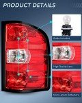 Nilight Rear Taillight Assembly for Chevy & GMC