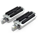 Chrome Motorcycle Foot Pegs for Harley Models