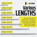 E Track Tie Down Rail Kit 10' - 50 Pack