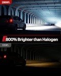 Torchbeam T6S 9006 Fog Bulbs - 48000LM, Bright White