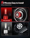 Torchbeam T6S 9006 Fog Bulbs - 48000LM, Bright White