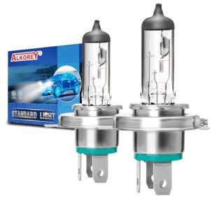 ALKOREY H4 9003 Halogen Car Headlight Bulb 2-Pack
