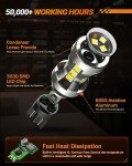 Bright 912 LED Backup Light Bulbs - Pack of 2