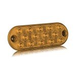 Maxxima Amber 6" Oval LED Warning Light