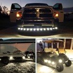 Nilight 10 PCS Round LED Clearance Marker Lights