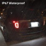 RUXIFEY LED License Plate Lights for Ford