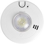 Hardwired Smoke Detector with LED Strobe Light