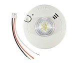 Hardwired Smoke Detector with LED Strobe Light