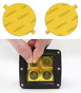 Yellow Euro Headlight Covers for VW 7" Rounds