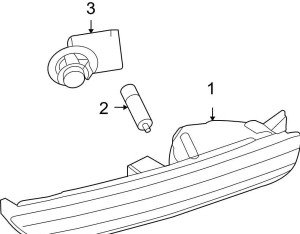 Volkswagen Replacement Backup Light Assembly