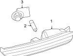 Volkswagen Replacement Backup Light Assembly