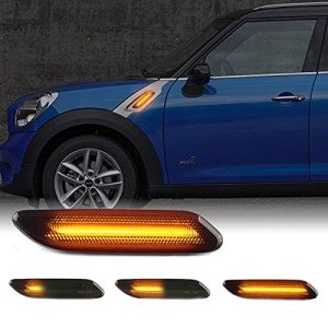 Gempro LED Smoke Side Marker Lights for Mini Cooper