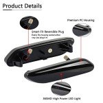 Gempro LED Smoke Side Marker Lights for Mini Cooper