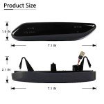 Gempro LED Smoke Side Marker Lights for Mini Cooper