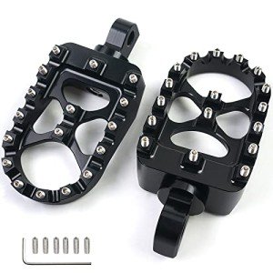 Adjustable 360° Aluminum Foot Pegs for Motorcycles