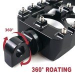 Adjustable 360° Aluminum Foot Pegs for Motorcycles