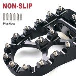 Adjustable 360° Aluminum Foot Pegs for Motorcycles