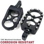 Adjustable 360° Aluminum Foot Pegs for Motorcycles