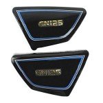 Suzuki GN 125 Black Side Cover Panels