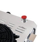 Aluminum 3 Row Radiator Shroud for Jeep CJ Series
