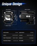 NOVSIGHT 2'' Waterproof LED Pod Lights - 8 Modes