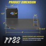 Polaris Ranger Roof LED Light Bar Mount Bracket