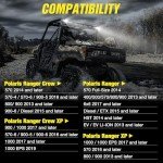 Polaris Ranger Roof LED Light Bar Mount Bracket