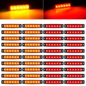 40-Pack LED Trailer Marker Light Set