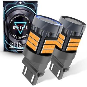 Amber LED Turn Signal Bulbs with Built-in Resistor