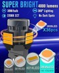 Amber LED Turn Signal Bulbs with Built-in Resistor