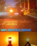 Amber LED Turn Signal Bulbs with Built-in Resistor