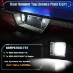 VANKUB LED License Plate Lights for Ford F150