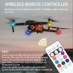 4PCS Wireless LED Strobe Lights with Remote