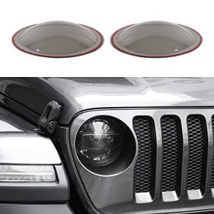 Smoked Headlight Covers for Jeep Wrangler JL/JT