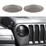 Smoked Headlight Covers for Jeep Wrangler JL/JT