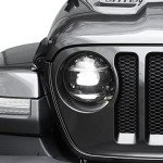 Smoked Headlight Covers for Jeep Wrangler JL/JT