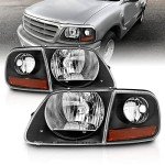 Ford F150 Harley Lightning Halogen Headlights Set