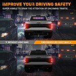 35" Amber Blue LED Traffic Advisor Light Bar