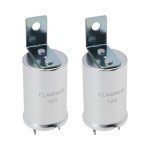 2PCS 12V 3 Pin Car Flasher Relay Set