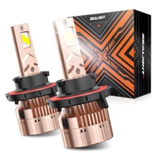 SEALIGHT H13/9008 LED Bulbs 40000LM, Pack of 2