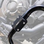 Motorcycle Crash Bar Protectors - Black Bumpers