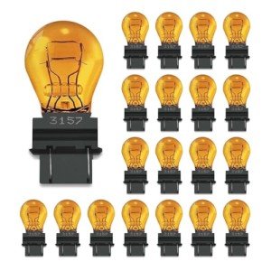 20 Pack of Lanuovx Amber 3157A Bulbs