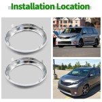 Fog Light Bezel Cover for 2012-2017 Sienna SE