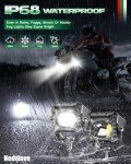 Nedriove 6500K LED Motorcycle Fog Lights
