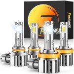 Forenner H11 9005 Bright Fog Light Bulb Set