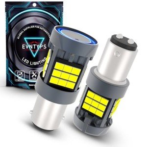 1157 LED Bulb with Resistor - 6000K White (2pcs)