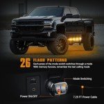 2PCS 70-Inch Waterproof Emergency Strobe Light Strips