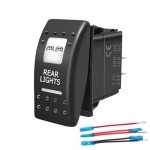 LED Light Bar & Rear Waterproof Toggle Switches