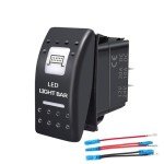 LED Light Bar & Rear Waterproof Toggle Switches