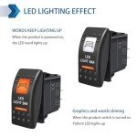 LED Light Bar & Rear Waterproof Toggle Switches